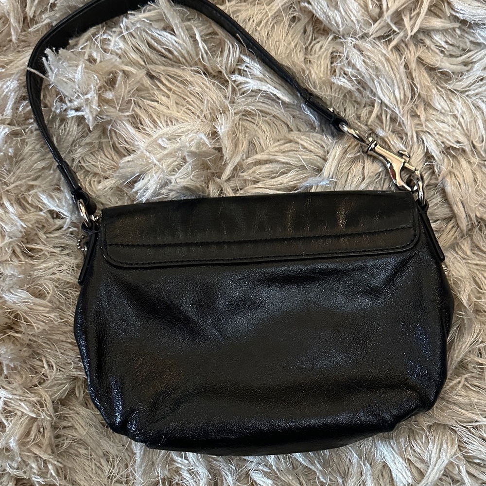 Coach Vintage POPPY patent leather graffiti embossed shoulder bag - Picture 5 of 14